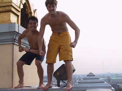 Some Buddhist temple in Bangkok, Thailand