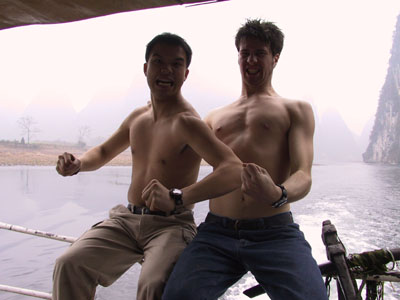 Li River near Yongshuo in Guangxi, China